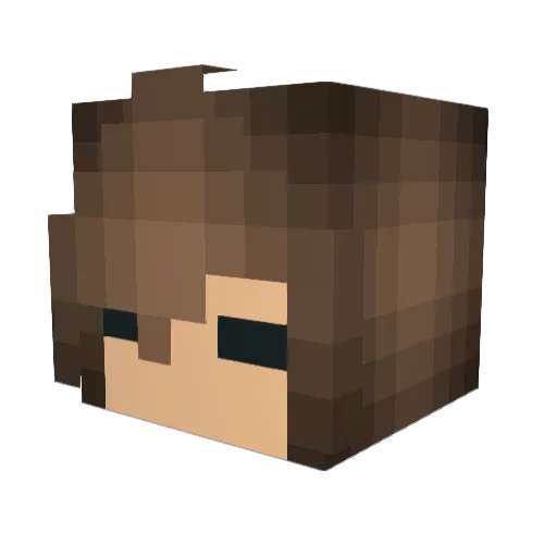 Carlosesk_11 Minecraft avatar head, 3D render