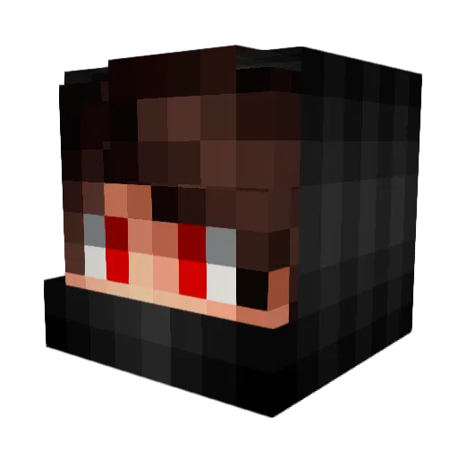 Carlosroddrico Minecraft avatar head, 3D render