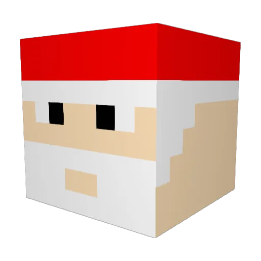 Carlosverbena Minecraft avatar head, 3D render