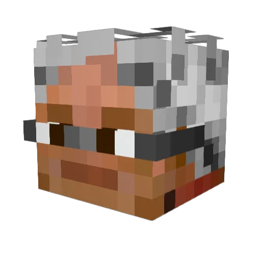 Carlton53731 Minecraft avatar head, 3D render
