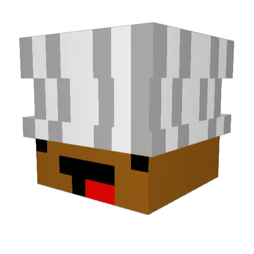 CarltonDankz Minecraft avatar head, 3D render