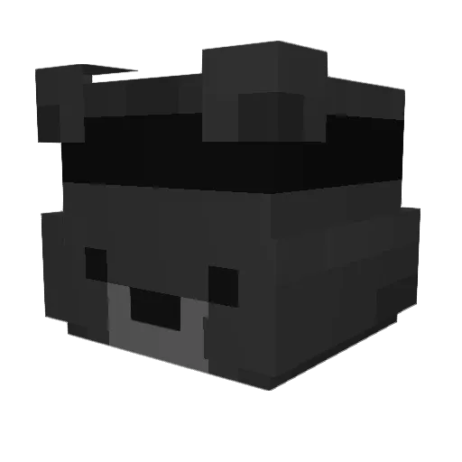 CarlusNeto Minecraft avatar head, 3D render