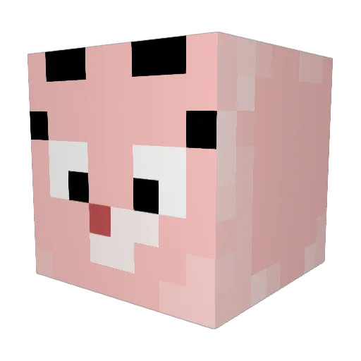 CarlyEden Minecraft avatar head, 3D render