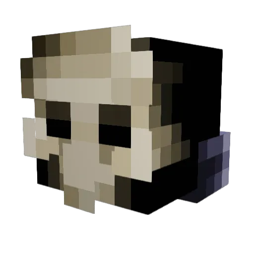 Carman_reK Minecraft avatar head, 3D render