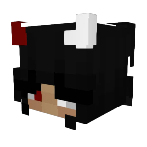 CarmenFishings Minecraft avatar head, 3D render