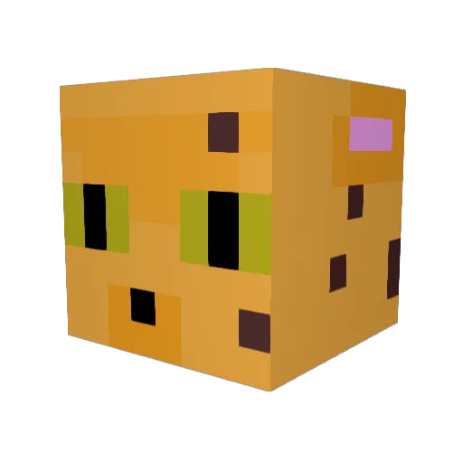 CarmiIsComing Minecraft avatar head, 3D render