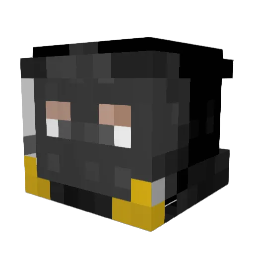 Carmine045 Minecraft avatar head, 3D render
