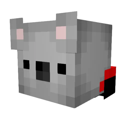 Carnage4Dayz Minecraft avatar head, 3D render