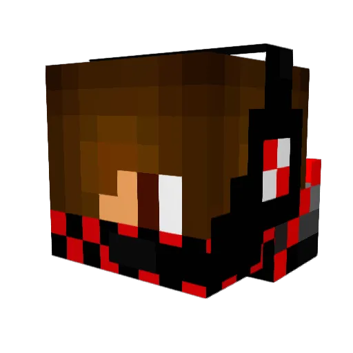 CarnageOrion05 Minecraft avatar head, 3D render