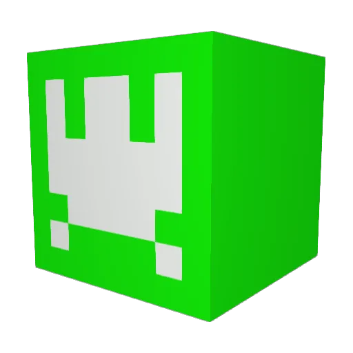 Carnage_Gaming Minecraft avatar head, 3D render