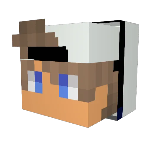 Carnage_Symbiote Minecraft avatar head, 3D render