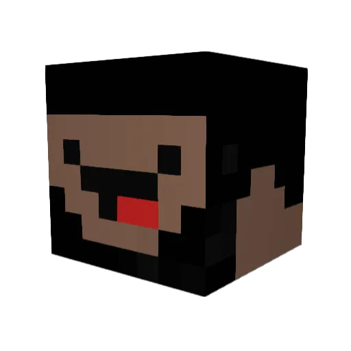 CarneASahDude Minecraft avatar head, 3D render