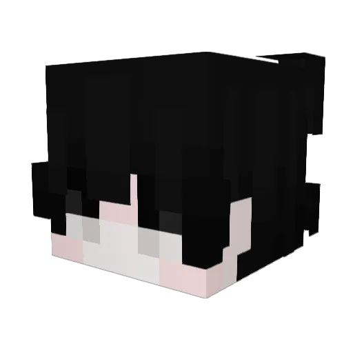Carnitrix Minecraft avatar head, 3D render