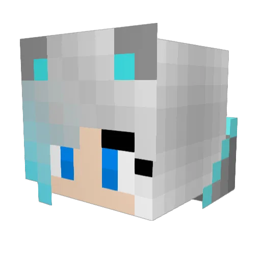 CarnotaurusAce27 Minecraft avatar head, 3D render