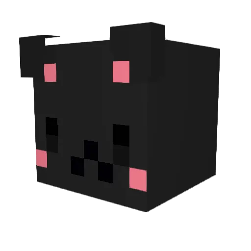 CarolOliv1 Minecraft avatar head, 3D render