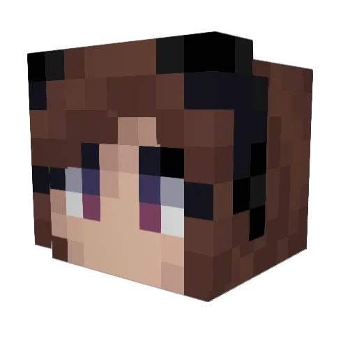 Carol_2111 Minecraft avatar head, 3D render