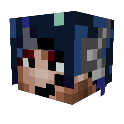 CarolinaDominion Minecraft avatar head, 3D render