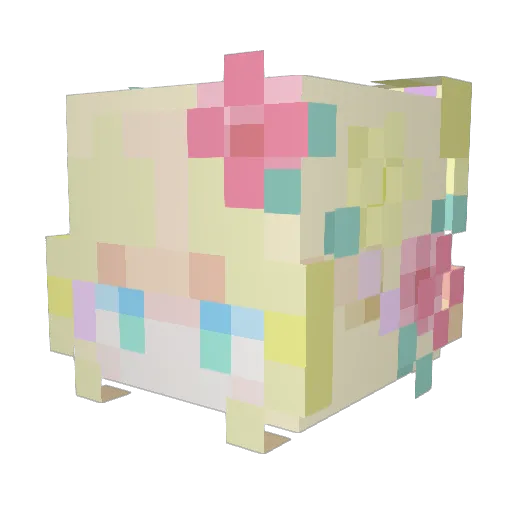Caroline_nq Minecraft avatar head, 3D render