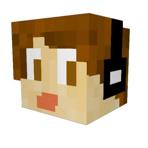 Carolyn23456 Minecraft avatar head, 3D render