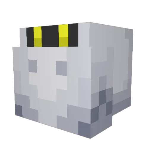 Caron0211 Minecraft avatar head, 3D render