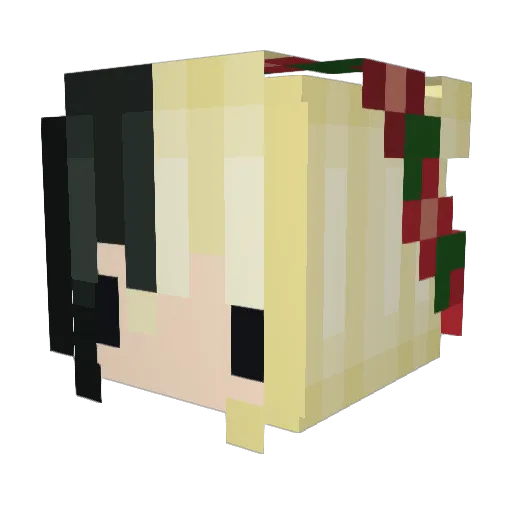 CarouselDeath_ Minecraft avatar head, 3D render
