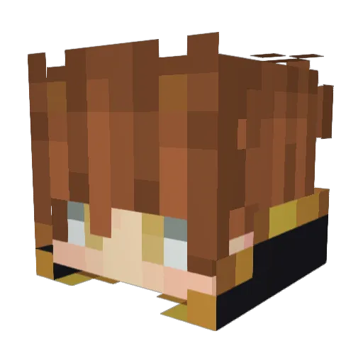Carozzo_GOT Minecraft avatar head, 3D render