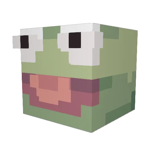 CarpeVinum Minecraft avatar head, 3D render