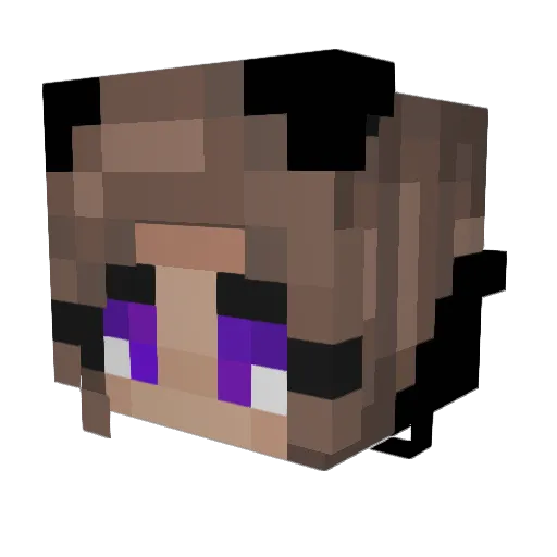 Carpide1 Minecraft avatar head, 3D render