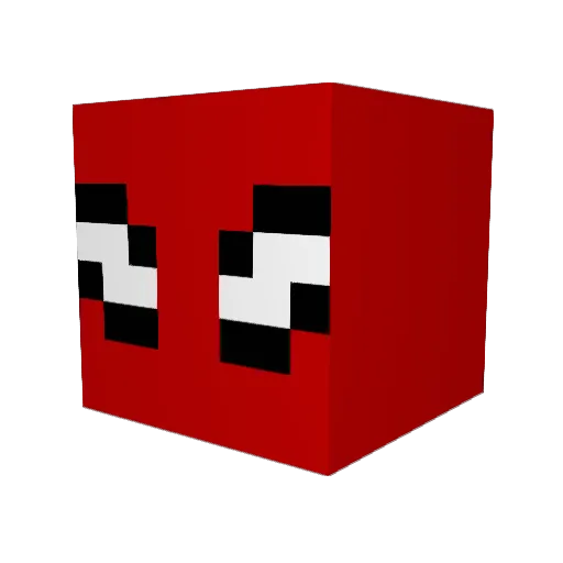 Carracke Minecraft avatar head, 3D render
