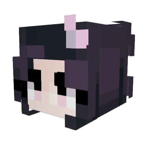Carrie_Lam Minecraft avatar head, 3D render