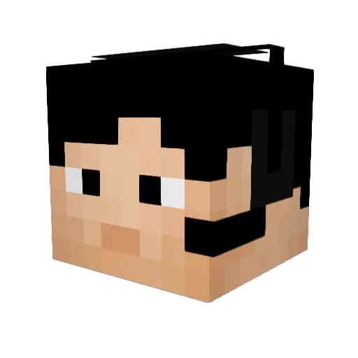 Carrillo253 Minecraft avatar head, 3D render