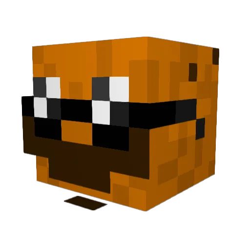 CarrionCobra Minecraft avatar head, 3D render
