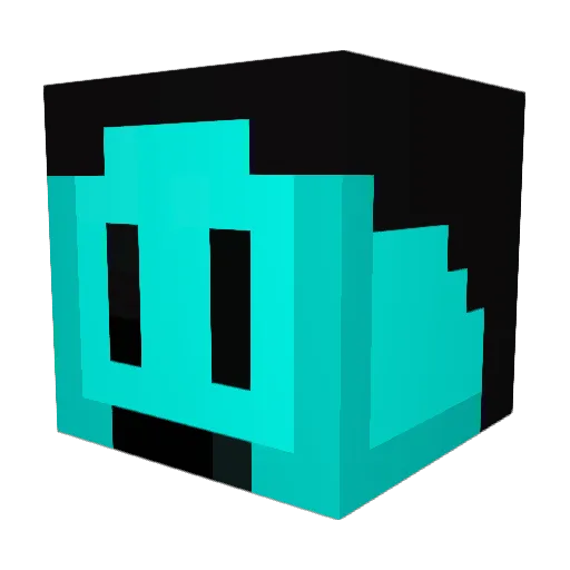 CarroTal Minecraft avatar head, 3D render