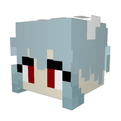 CarrodLol Minecraft avatar head, 3D render