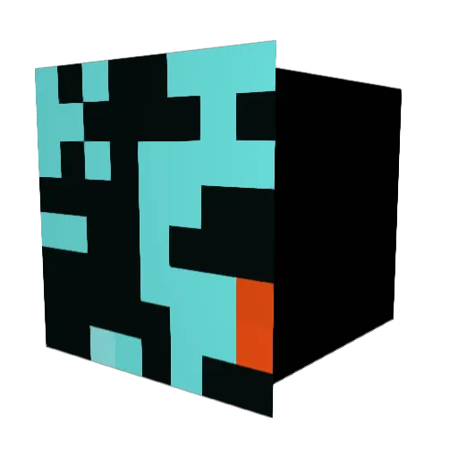 CarrotCole Minecraft avatar head, 3D render