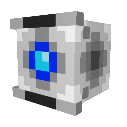 CarrotG Minecraft avatar head, 3D render