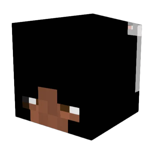 CarrotMommyy Minecraft avatar head, 3D render