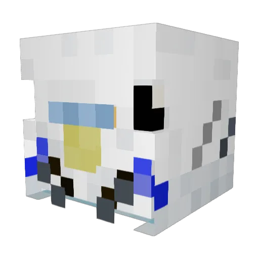 Carrot_lol Minecraft avatar head, 3D render