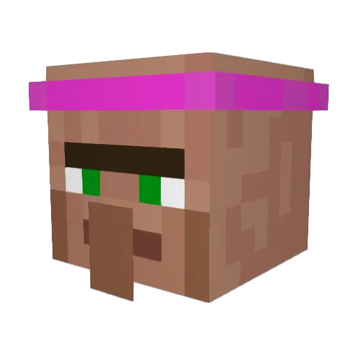 Carrotboy09 Minecraft avatar head, 3D render