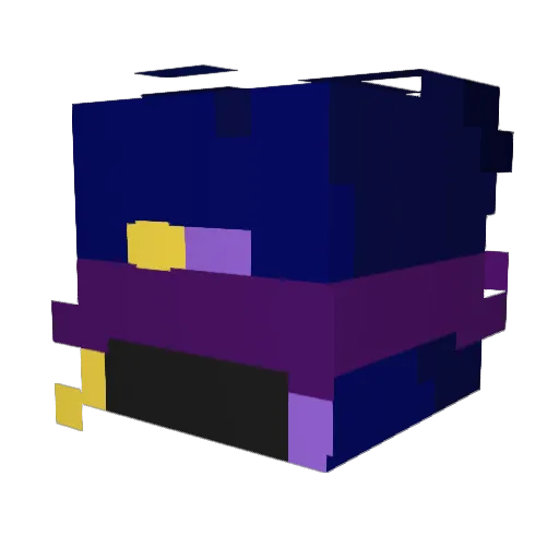 Minecraft-Avatar von Carrotte303: Kopf als 3D-Render