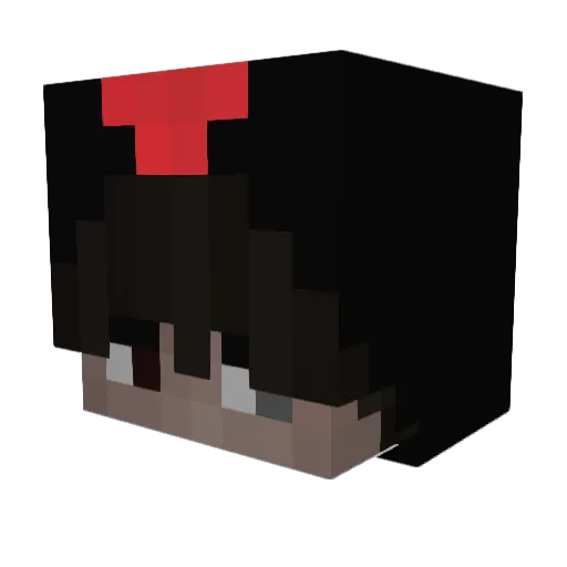 Carry88 Minecraft avatar head, 3D render