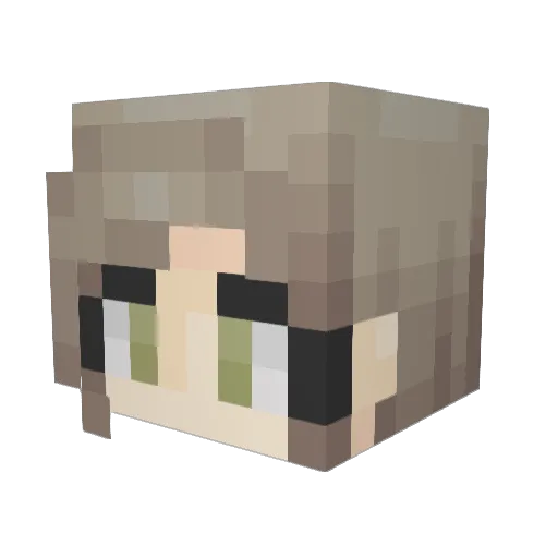 CarryOnDeanWPie Minecraft avatar head, 3D render