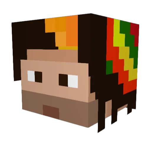 CarsTimu Minecraft avatar head, 3D render