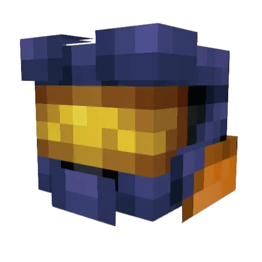 Carsick Minecraft avatar head, 3D render