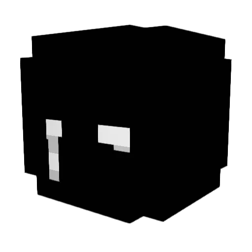 Carsity Minecraft avatar head, 3D render