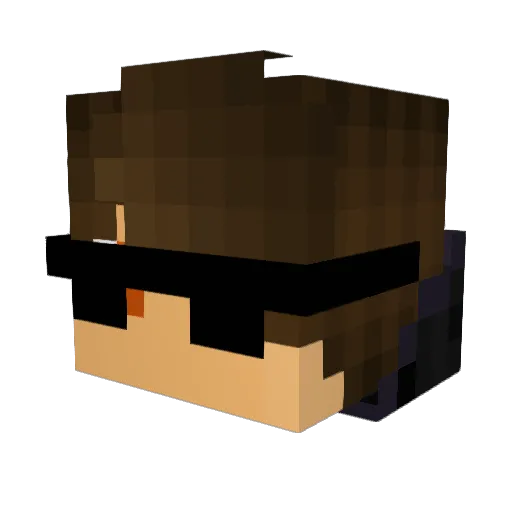 Carslo_45 Minecraft avatar head, 3D render