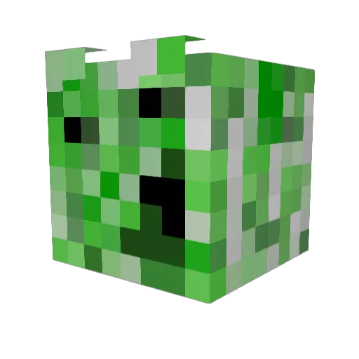 CarsonDoesArson Minecraft avatar head, 3D render