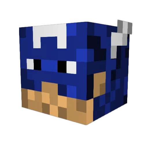 CarsonMason Minecraft avatar head, 3D render