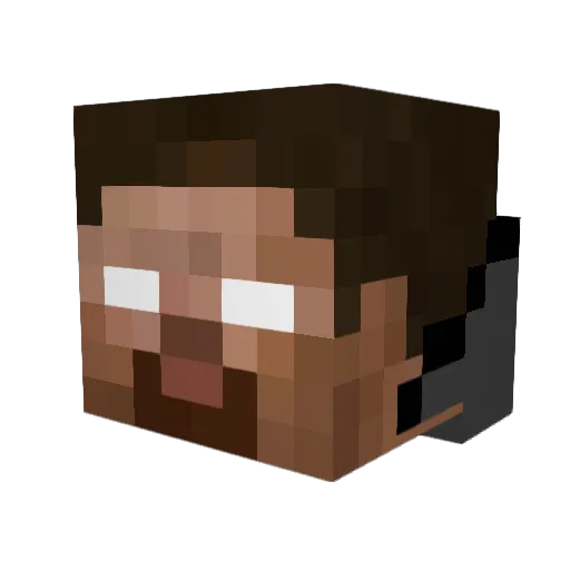 CarsonToff Minecraft avatar head, 3D render
