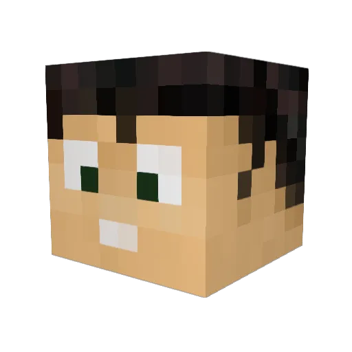Carson_1234 Minecraft avatar head, 3D render